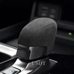 For Lexus NX 260 RX 350 NX350H RX450H 2024 2023 2022 2021 2016 Leather Car Gear Shift Knob Cover Suede Cap Protective Mat