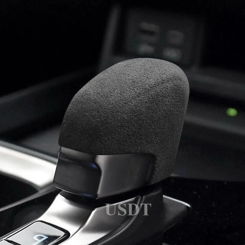 For Lexus NX 260 RX 350 NX350H RX450H 2024 2023 2022 2021 2016 Leather Car Gear Shift Knob Cover Suede Cap Protective Mat 