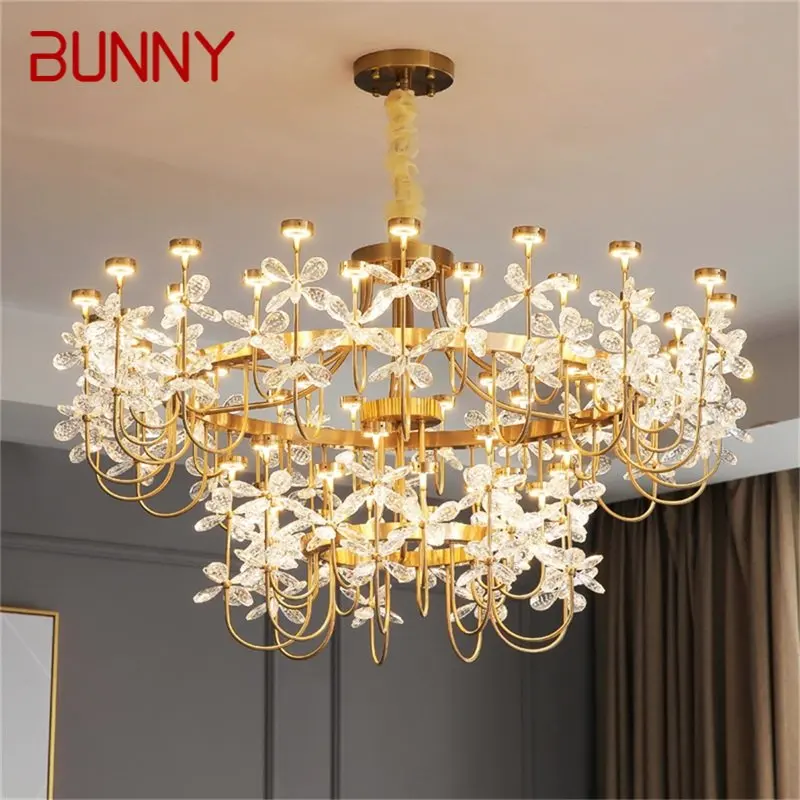 

BUNNY Modern Chandelier Pendant Lamp Contemporary Gold Luxury Home LED Creative For Living Dining Room