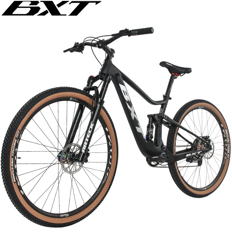 2024 Full Suspension Carbon MTB Bike 29er Mountain Bike XC frameset Bike QR 135*9/142*12/148x12mm Boost Bicycle