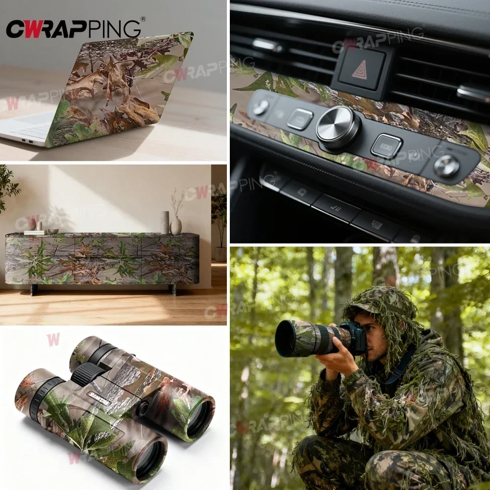 Camouflage Texture Car Sticker Vinyl Wrap PVC Motorcycles Automotive Accessories for Trucks Motorcycle Helmet Car Film Covering