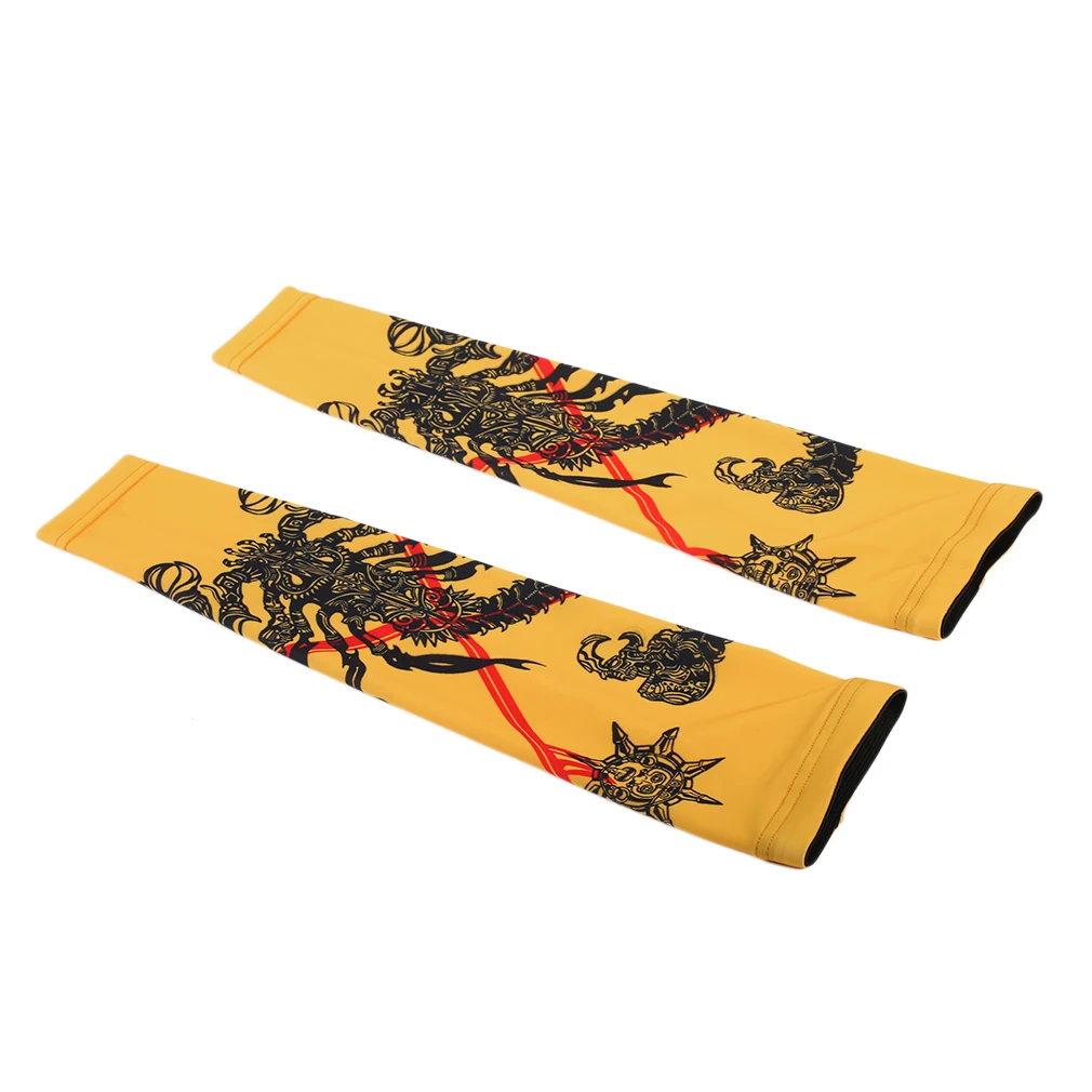 

Fashionable Summer Cycling Sunscreen Arm Sleeve Floral Printed High Elastic Running Riding Arm Sleeve Cuff