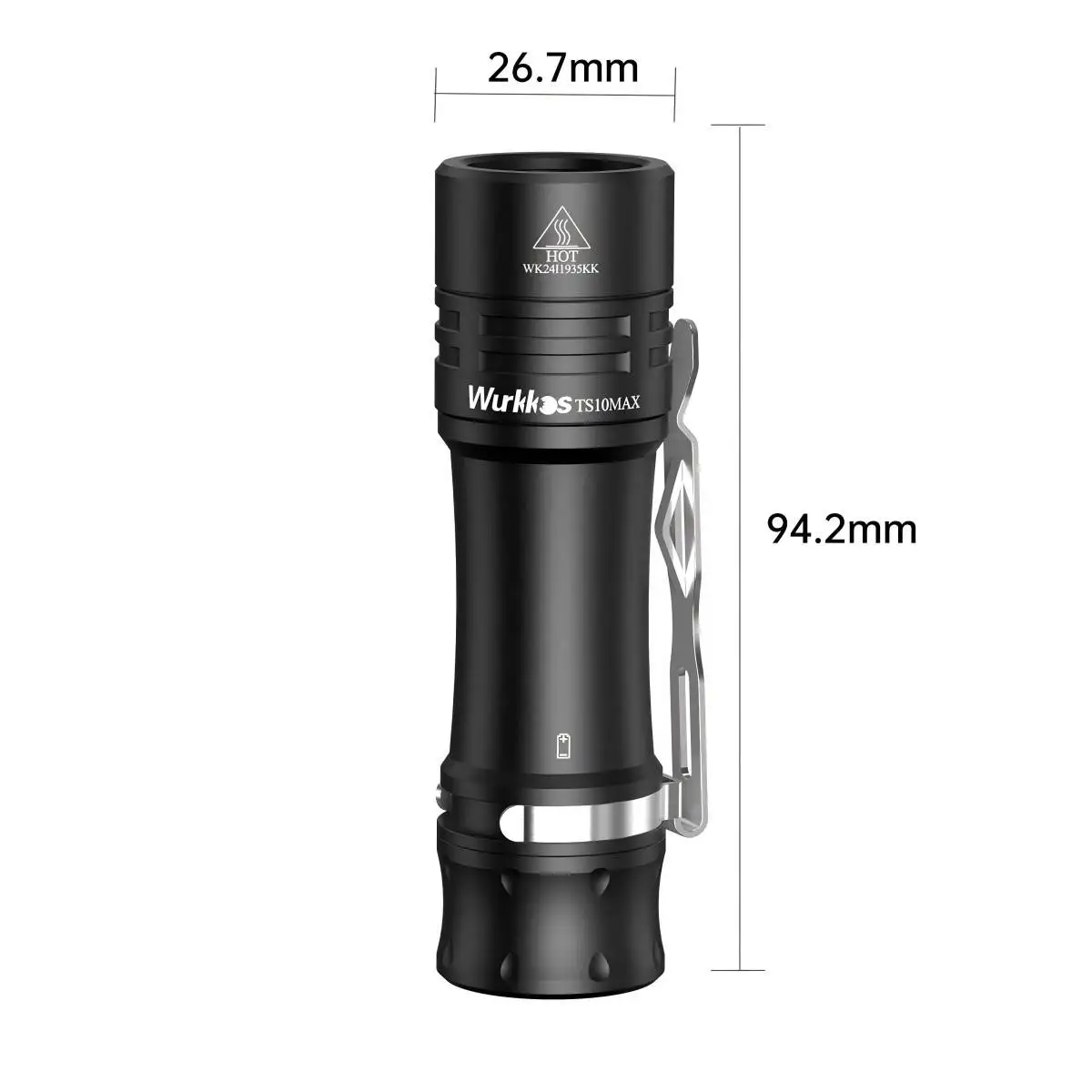 Wurkkos TS10 MAX Portable EDC Flashlight