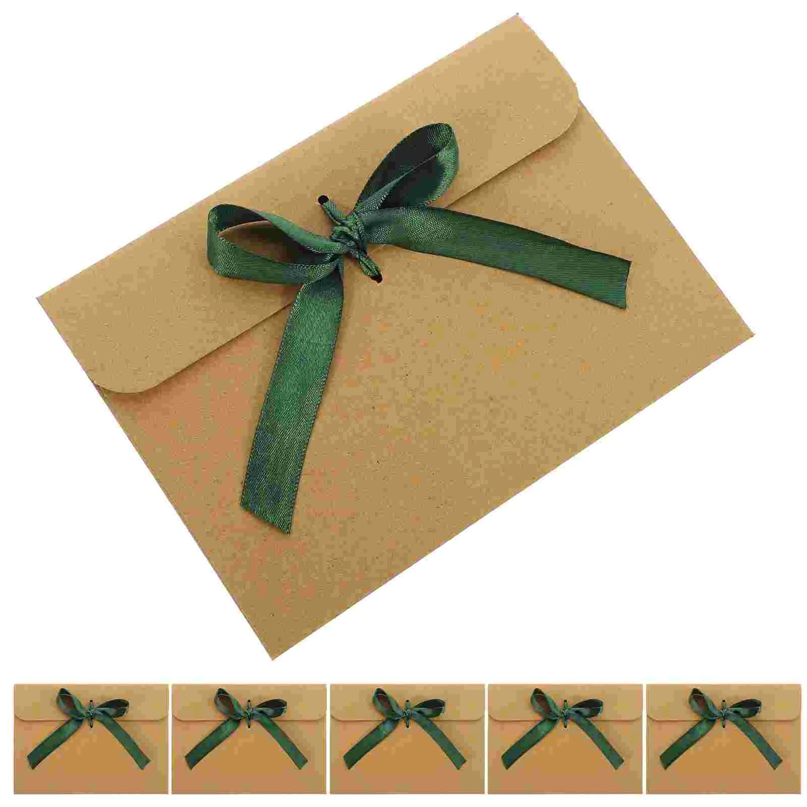 50 Pcs European Envelope Packing Envelopes Small Writing Letter Covers Greeting Cards for Invitations Twine Simple