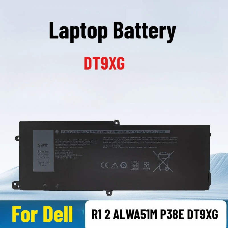 

Laptop Battery for Dell Alienware Area51m R1 2 ALWA51M P38E DT9XG