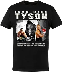 メンズボクシングジムワイヤーTシャツ,半袖,コットン,mma mike tyson,原宿,黒,特大Tシャツ,ファッショントレンド,夏,新品