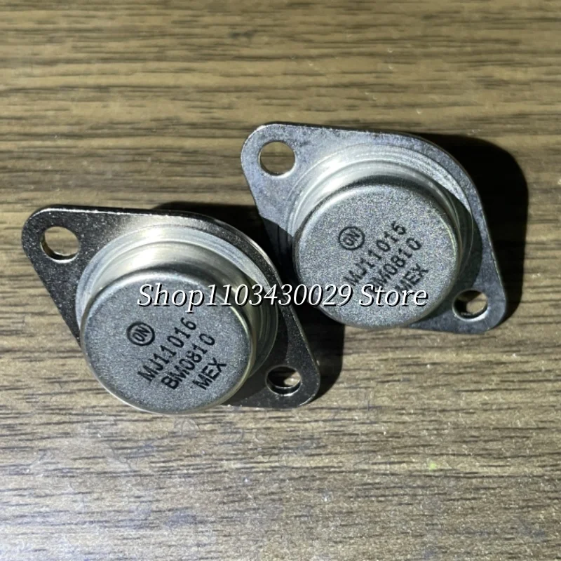 5 par (10 sztuk) nowych oryginalnych tranzystorów krzemowych MJ11015 + MJ11016 TO-3 PNP + NPN 30A 120V wysokoprądowych pomocniczych