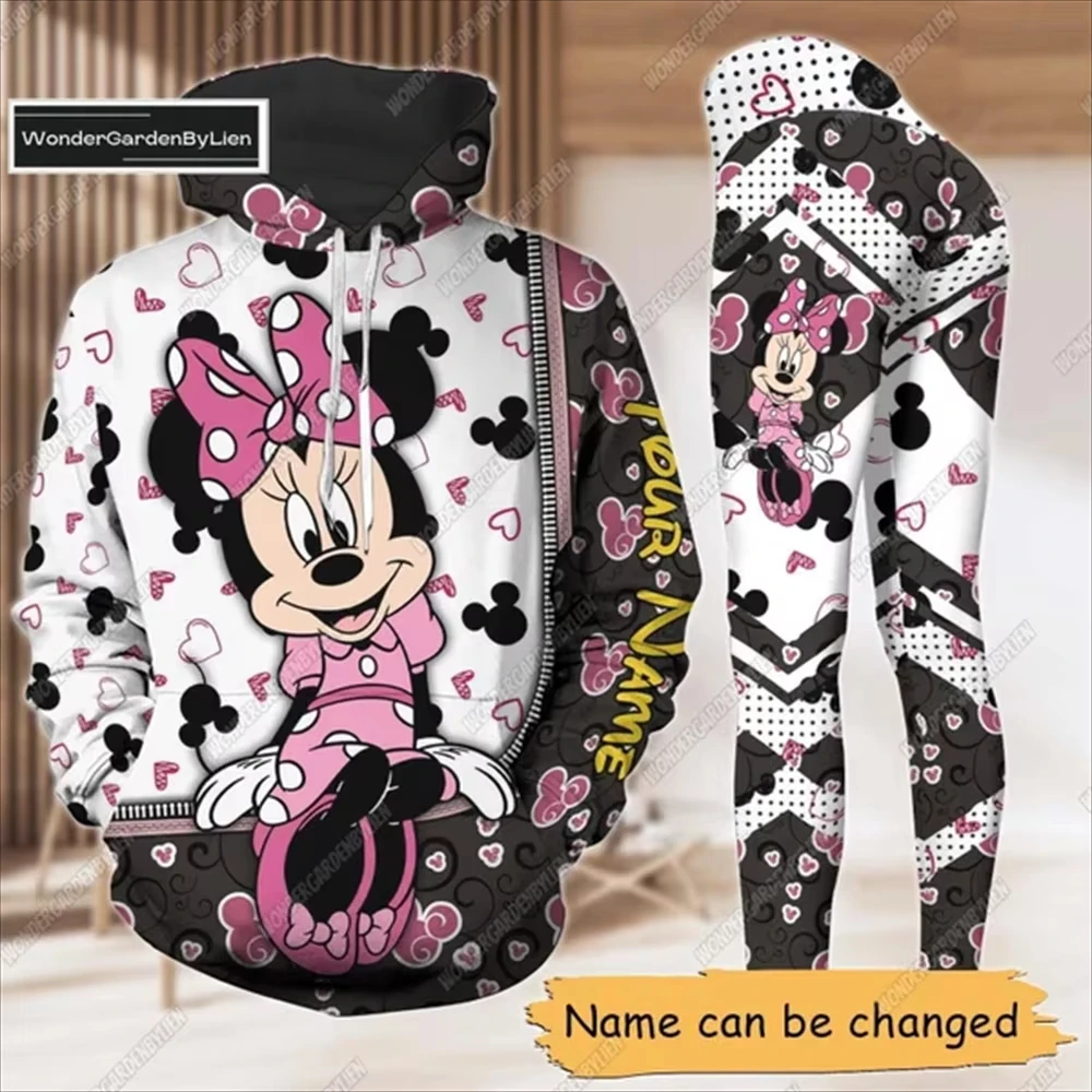 Vêtements de yoga Disney เทผู้หญิง, vêtements de ฟิตเนส, บทความที่ไม่ซ้ํากัน, โหมดสําคัญ, แอนิเมชั่น 3D, dessin animé, Minnie