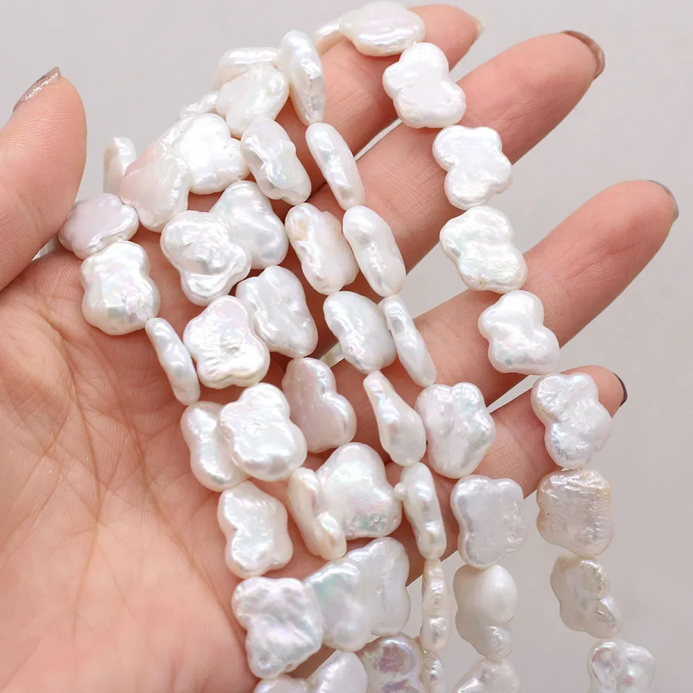 Natural Pearl Butterfly Shape Beads 11x15mm-12x16mm DIY for Jewelry Making Necklaces Accessories Bracelet Earrings Gift