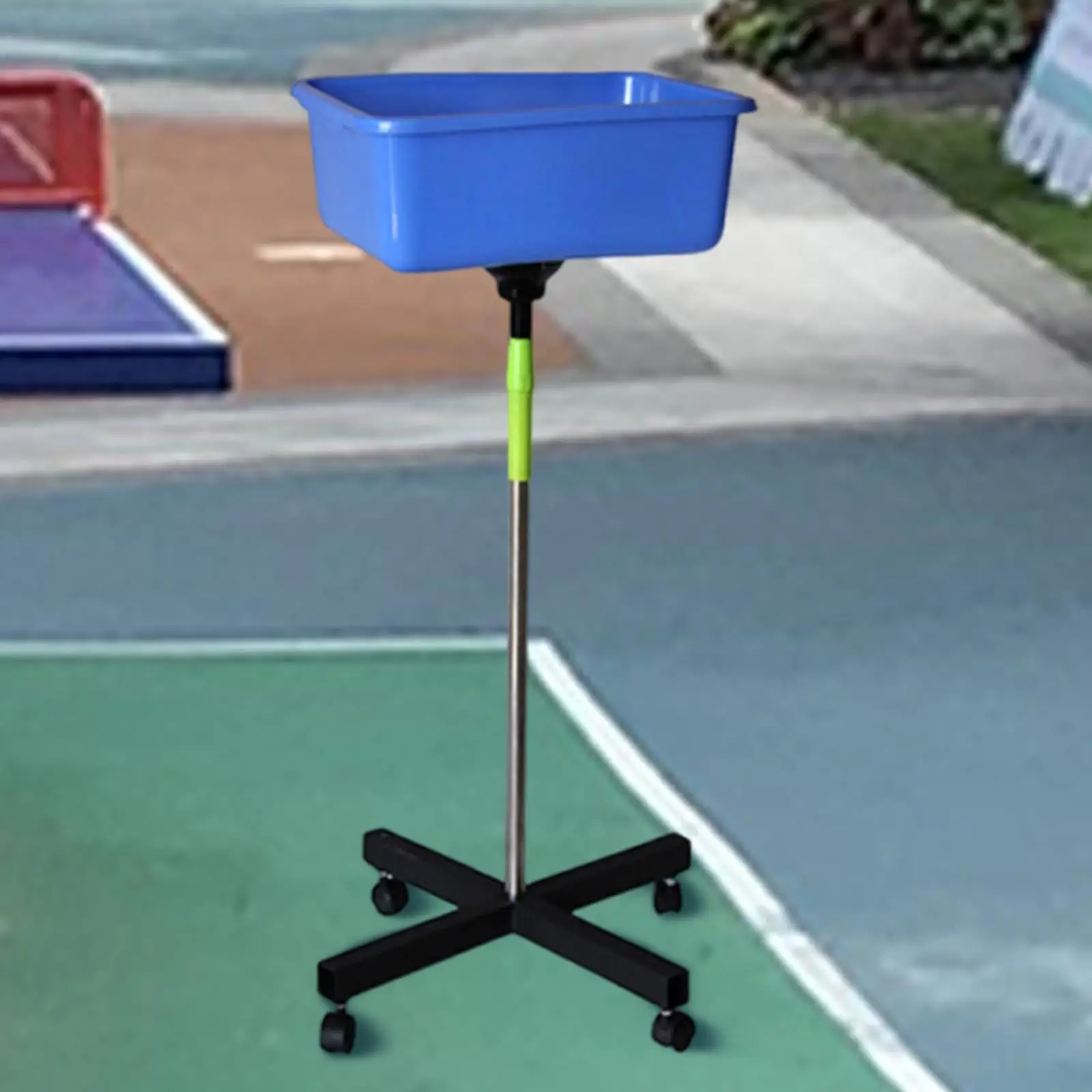 Multi Ball Storage Stand 4 Wheels Accessories Frame for Training for Storage 200 Balls Pickleball Training Home Gym Tennis Balls