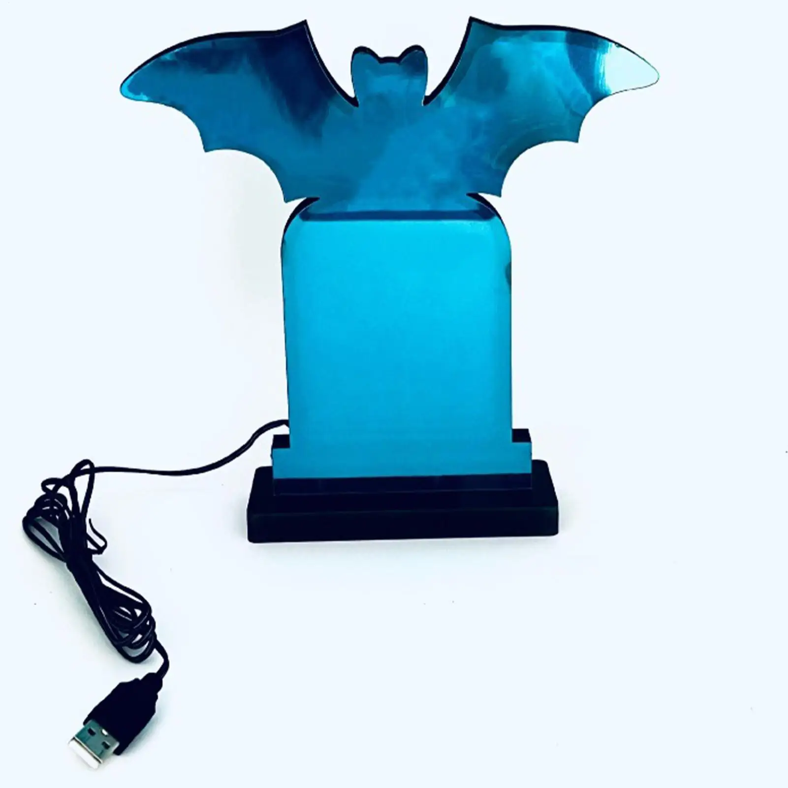 

Светящаяся летучая мышь, ночник, надгробие, летучая мышь, светящийся свет с подставкой, настольный орнамент, украшение, освещение, лампа для коммерческого двора