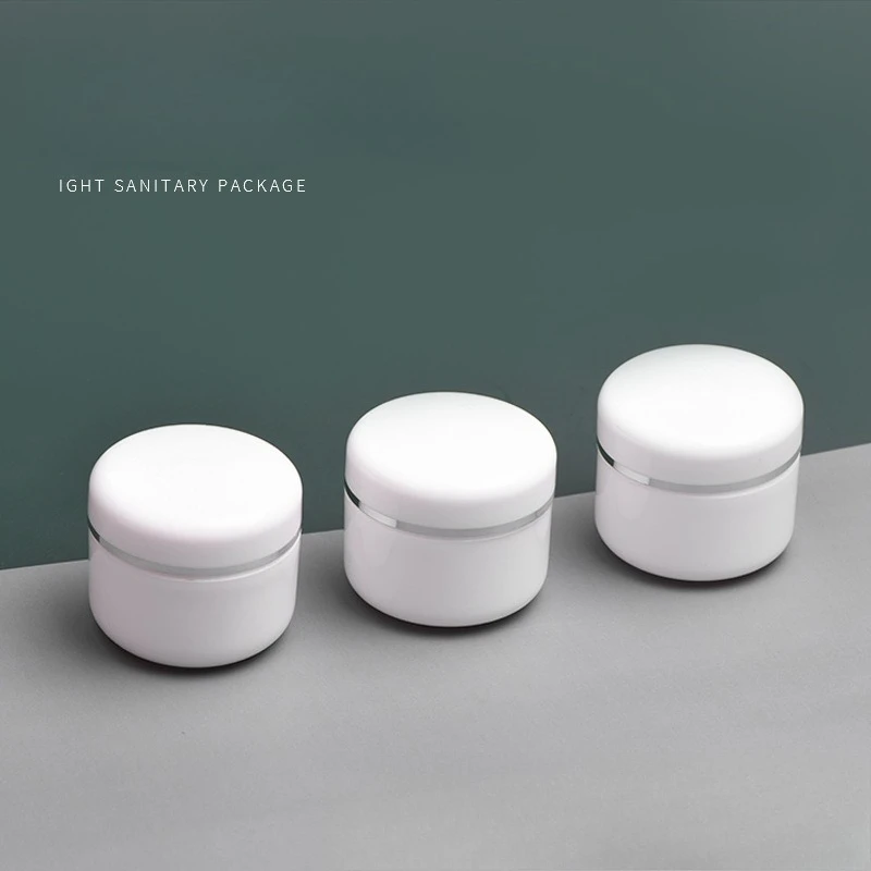 

20 шт. 20/30/50/100/150 мл пластиковые пустые портативные многоразовые банки для крема для лица для макияжа чехол для скраба для тела маска-лосьон