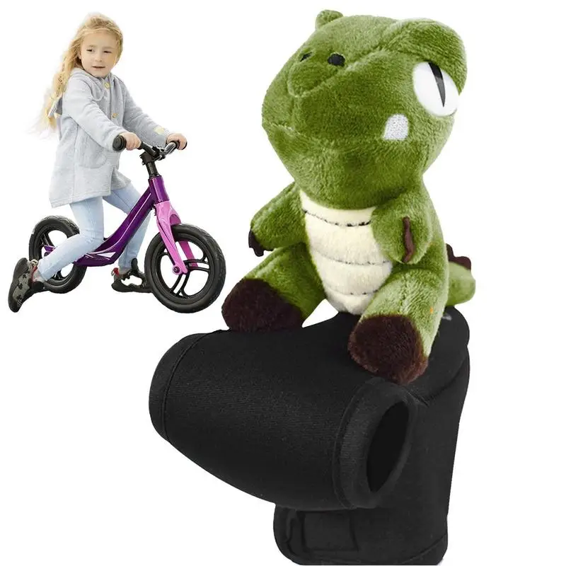 Bicycle Handlebar Toy Bicycle Accessories Bike Decoration Supplies Dinosaur Design Plush Balance Bike Accessories Bicycle