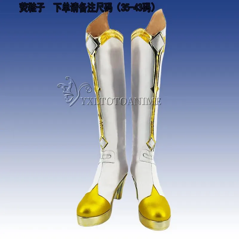 Genshin Impact Lumine Cosplay Costumes Halloween Party Game Clothes for Women  Cute Suit Wig Full Sets