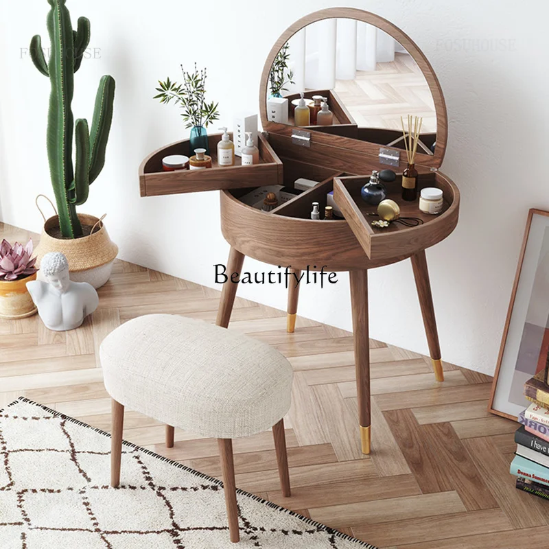 

Minimalist Bedroom Furniture Clamshell Dressers Nordic Dressing Room Bedside Tables Modern Apartment