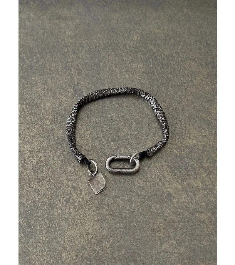 Twisted Overlay Hand Heavy Work Old Vintage Bracelet Bracelet