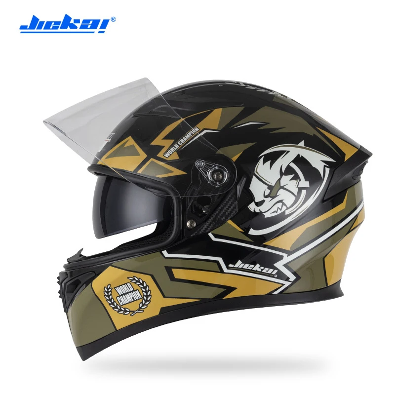 JIEKAI Full Face Motorcycle Helmet Men's Moto Racing Casco Motorcycle Ride Helmet Motorbiker Capacete Casqueiro Casque