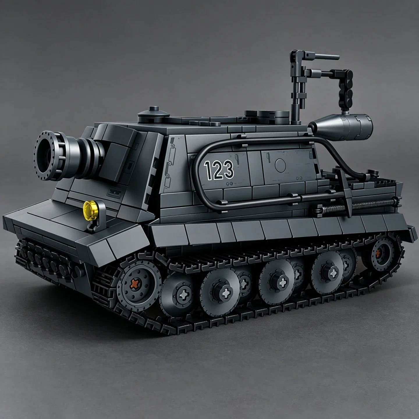 Monster  Building Blocks “Sturm-Tiger” Self-Propelled Gun “Sturm-Tiger” Self-Propelled Assault Gun Toy Soviet Tank