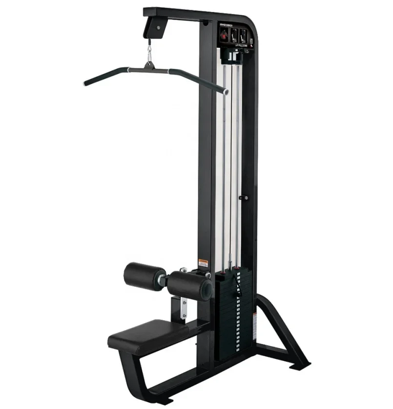 Commercial Gym Equipment Lat Pulldown Machine Back Exercise Machine Pin Loaded Weight Stack