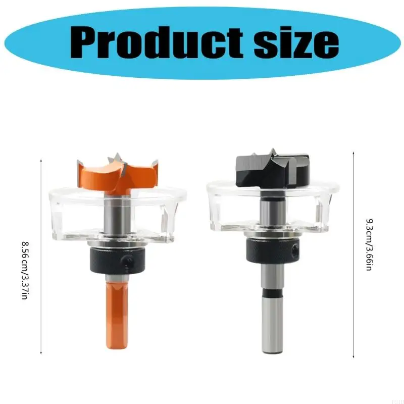 P31D Woodworking Hole Opener Cutter 35mm Adjustable For Cabinet Doors With Dust Cover