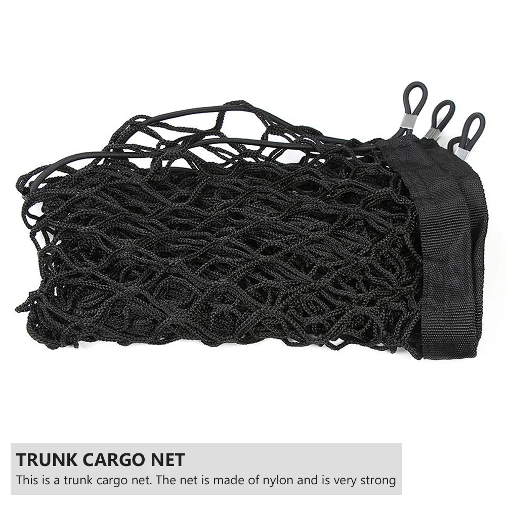 

1Pcs Trunk Cargo Net Strong Nylon Mesh Organizer for Travel Car Storage Luggage Net Essentials Accessories Trunk Mesh Organizer