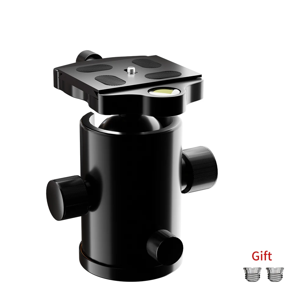 رأس كروي ثلاثي القوائم أصلي مع لوحة تحرير سريعة ، رأس ثلاثي القوائم SLR ، برغي بتأثير روحي ، تحميل أقصى 15 ،!