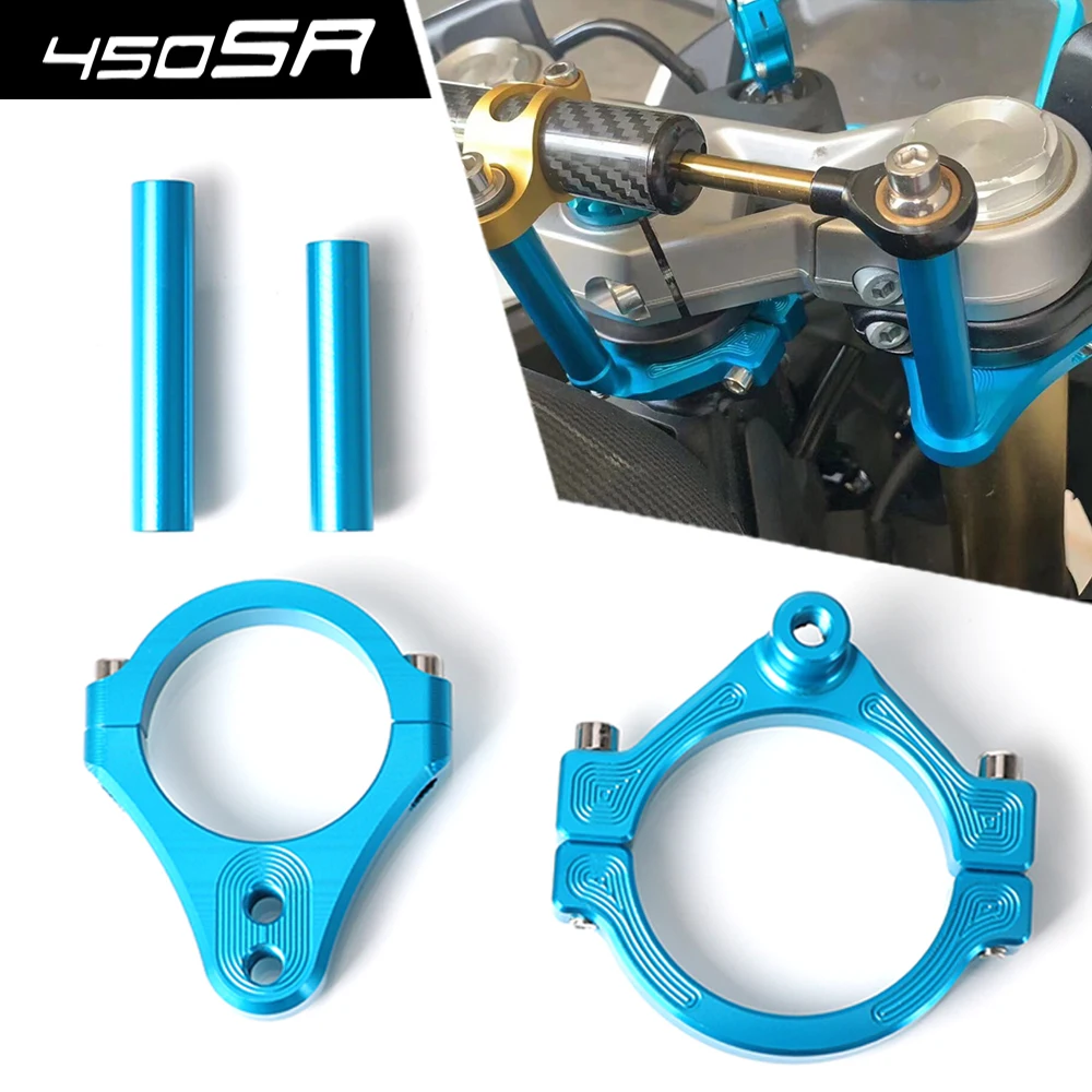 

For CF MOTO 450SR 2022 2023 2024 New Motorcycle Accessories CNC Aluminium Steer Damper Mounting Bracket Kit CFMOTO 450 SR Parts