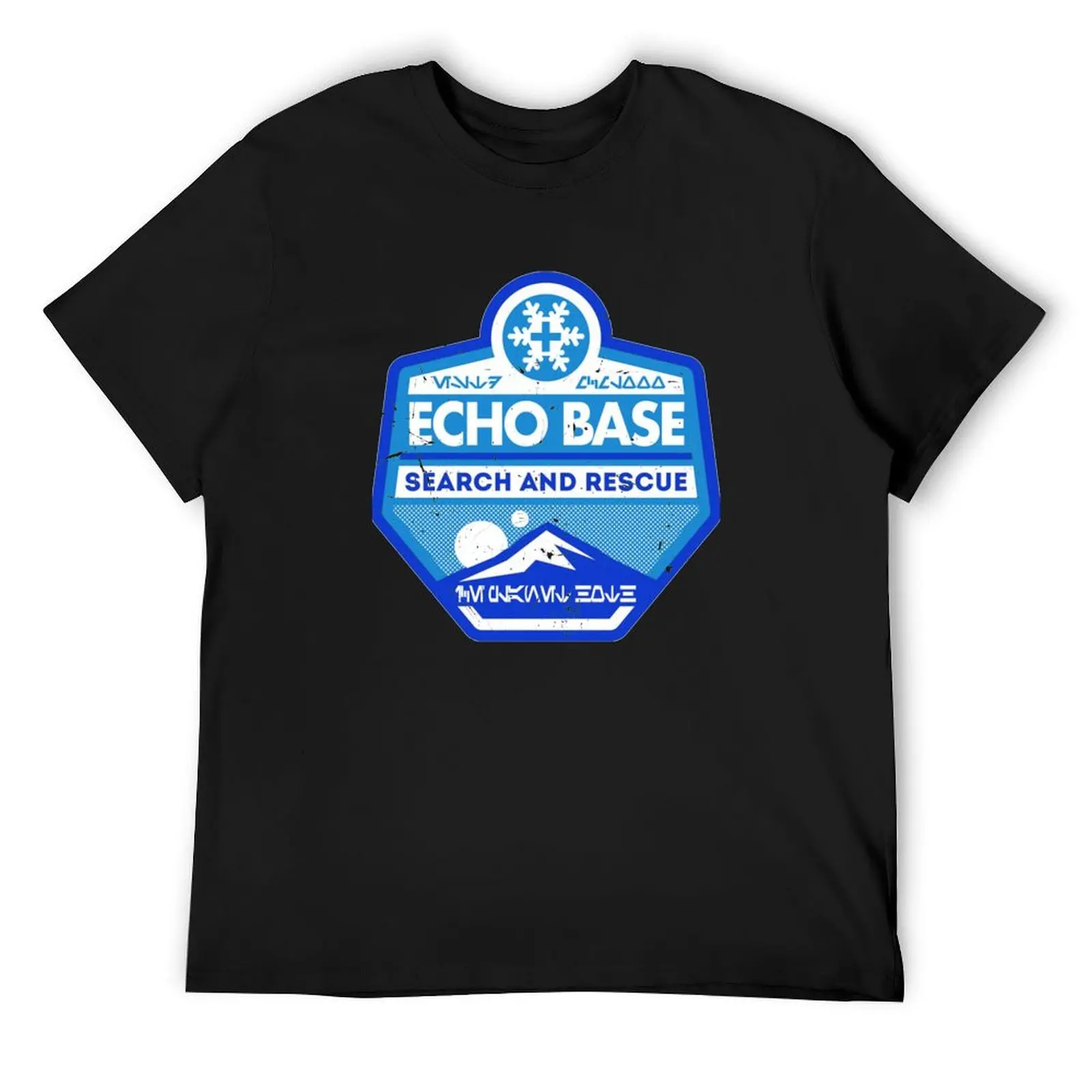 Echo Base Search and Rescue T-Shirt basketball graphic tees vintage mens clothing