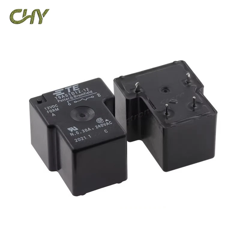 1-5Pcs 100% New Relay T9AS1D12-12 12VDC T9AS1D12-24 24VDC 30A 4PIN General Purpose Relay 12VDC 24VDC