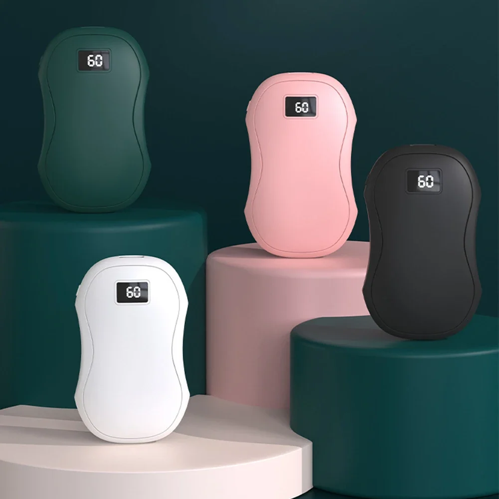 Xiaomi-Chauffe-mains portable avec capacité, affichage numérique, chauffage rapide, double face, hiver