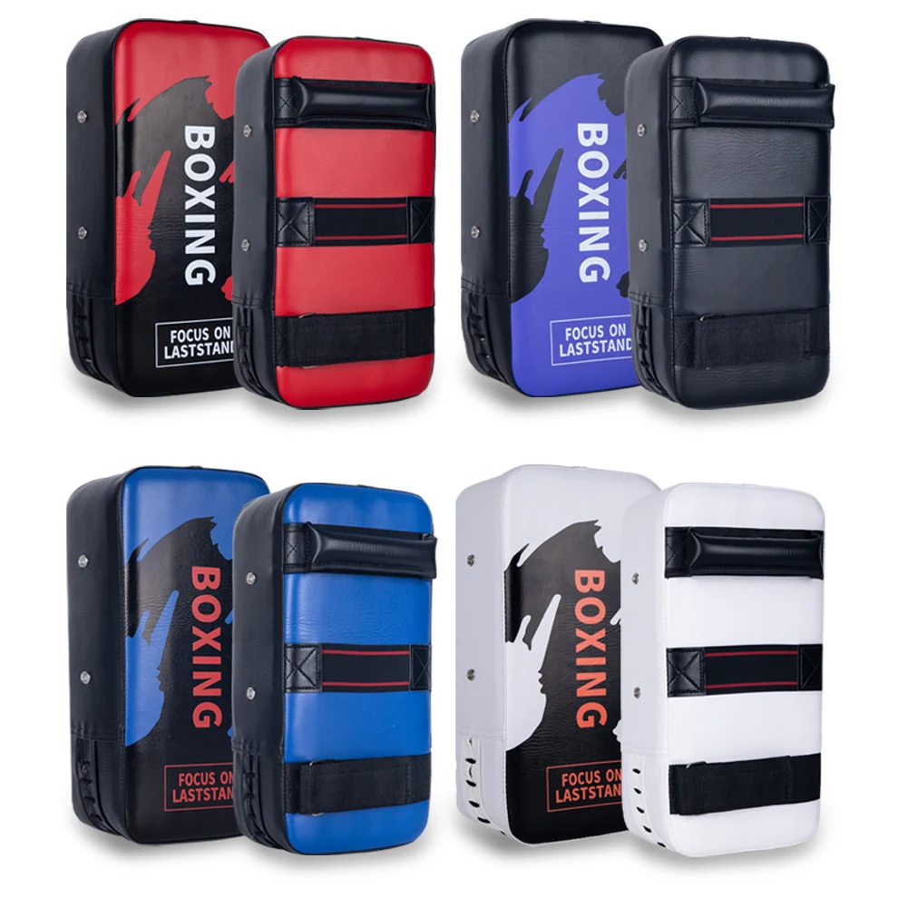 1pcs Punching Bag Boxing Pad Sand Bag Fitness Taekwondo MMA Hand Kicking Pad PU Leather Training Gear Muay Thai Foot Target