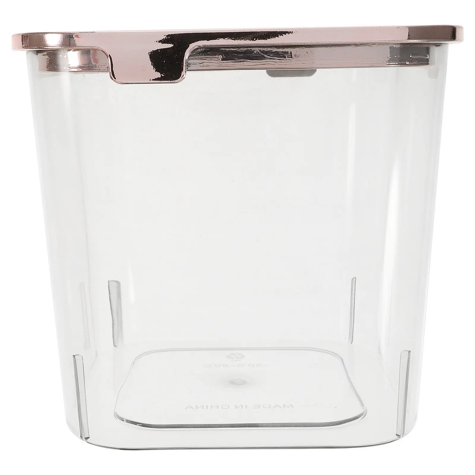 

Прозрачное настольное мусорное ведро в простом стиле, пластиковый контейнер для отходов, бытовой мусорный бак для спальни, кухни, офиса, для хранения