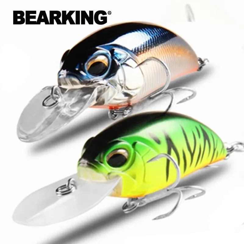 BearKing fishing lure BearKing new crank 65mm&16g 5color for choose dive 10-12ft,2.8-3.2m fishing tackle hard bait