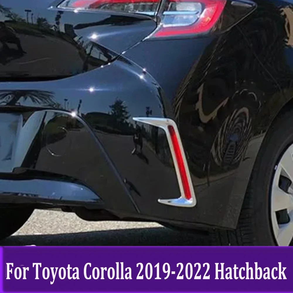 

Rear Fog Light Lamp Cover For Toyota Corolla 2019-2022 Hatchback Tail Foglamp Foglights Trim Sticker Accessories