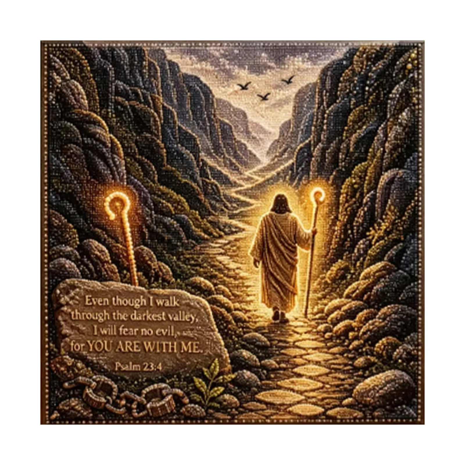 Christmas Pearl Garden of Faith Art Beads Kit – DIY Set for Adults and Kids, Handmade Beaded Art Ornaments
