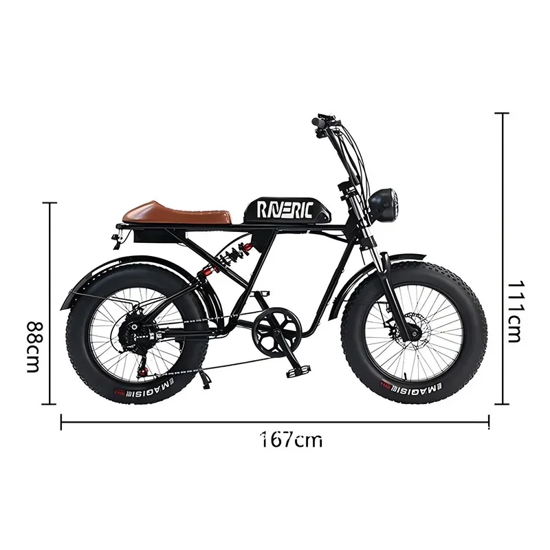 Electric Bike Fat Tire E-bike Ebike Electric Bicycle Mountain Bike Full Suspension Motorcycle Electric Scooter Fatbike