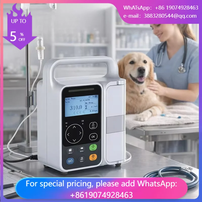 Veterinary Infusion Pump Reusable Medical Infusion Pump For Hospital & Clinic Use Operated By Electricity