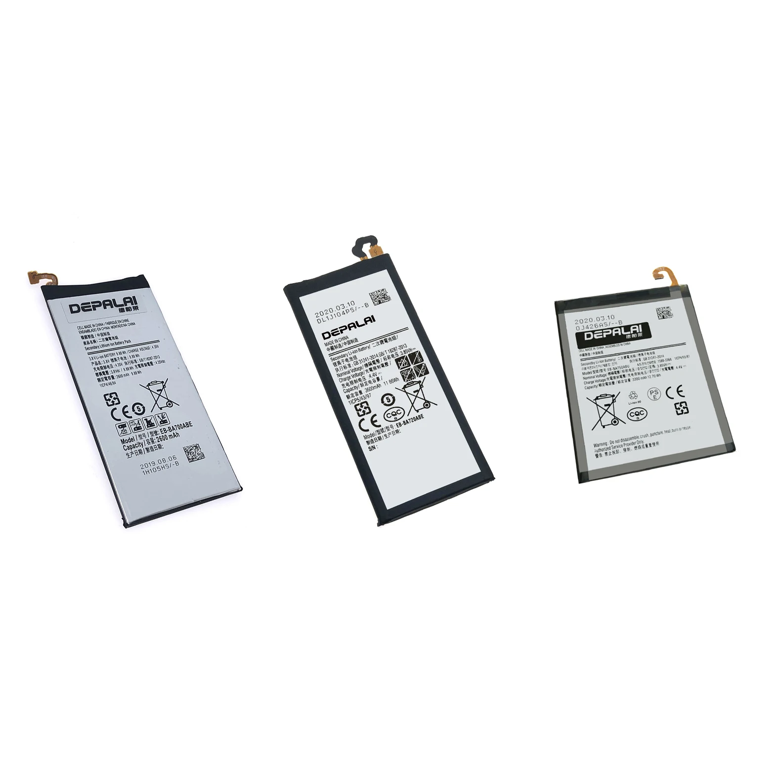 EB-BA700ABE EB-BA720ABE Battery For Samsung Galaxy EB-BA750ABU A7 2015 SM-A700F 2017 A720 2018 A730 A750 A10 Batteries