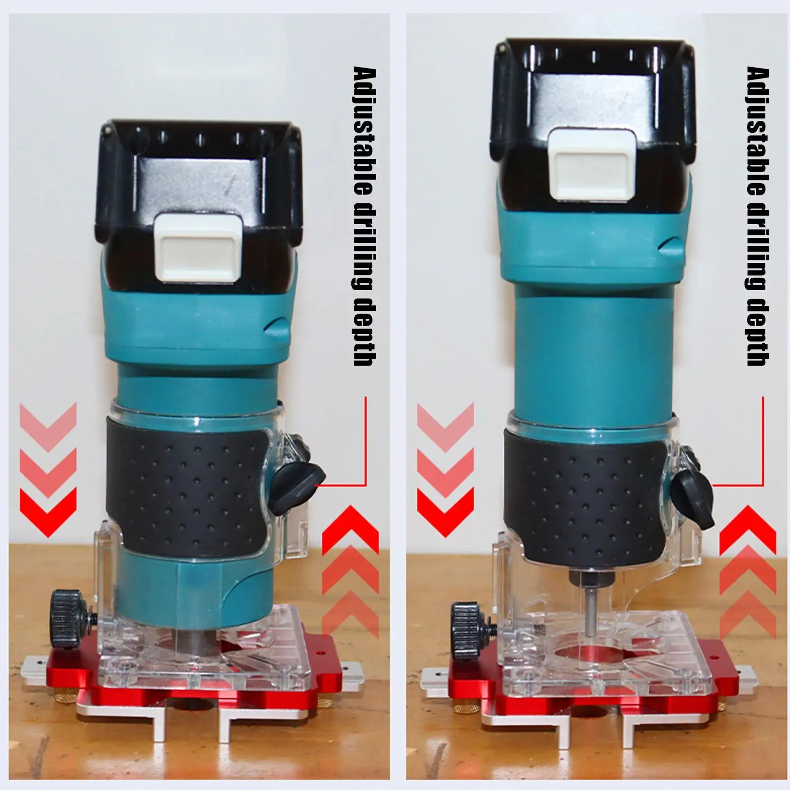 

Инструменты для врезных и шипов 2-в-1 Приспособление для нарезания резьбы по дереву Инструмент для позиционирования прорезей для установки круга Дверной шкаф