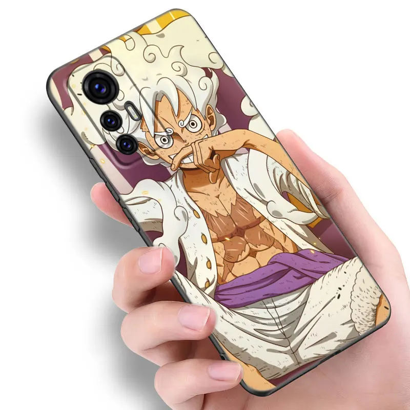 Coque de téléphone Luffy Gear 5, coque en silicone noir, Xiaomi Mi 8 9 SE 10 10T 11 12 13 Lite 9T 11T 12S 12T 13T Pro 11i 12X