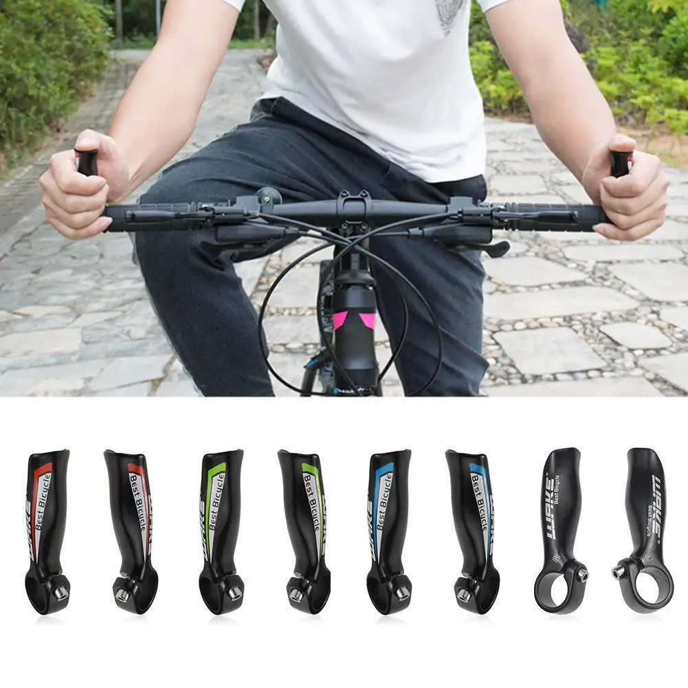 

Mountain Bike Cow Horn Handle Aluminum Alloy Mini Auxiliary Extended Bicycle 4 Color Handlebar L0E6