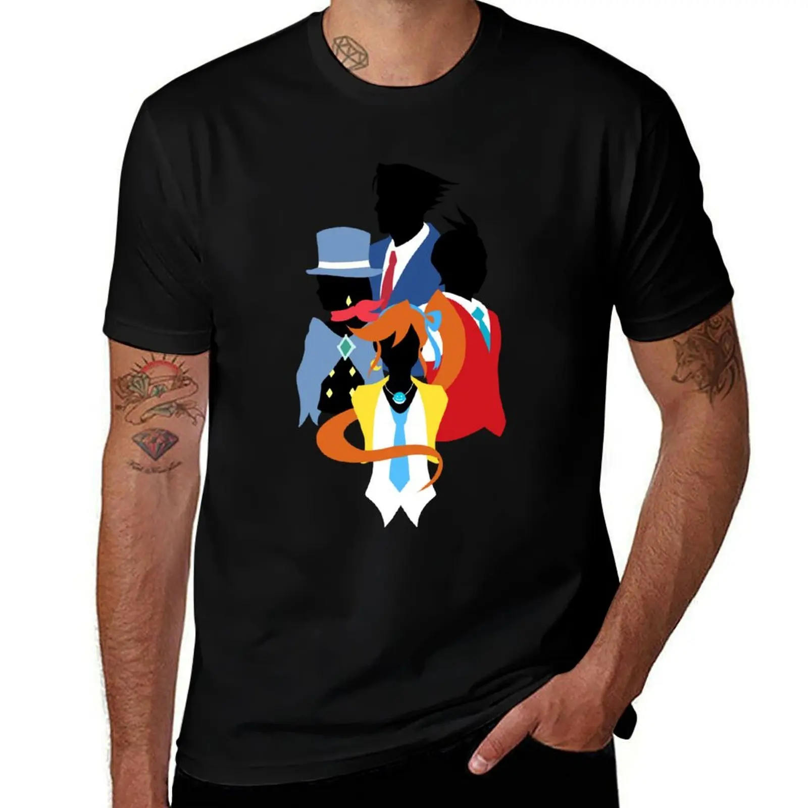Wright Anything Agency (Without Writing) T-Shirt Classic Crew Neck Cotton T-Shirt