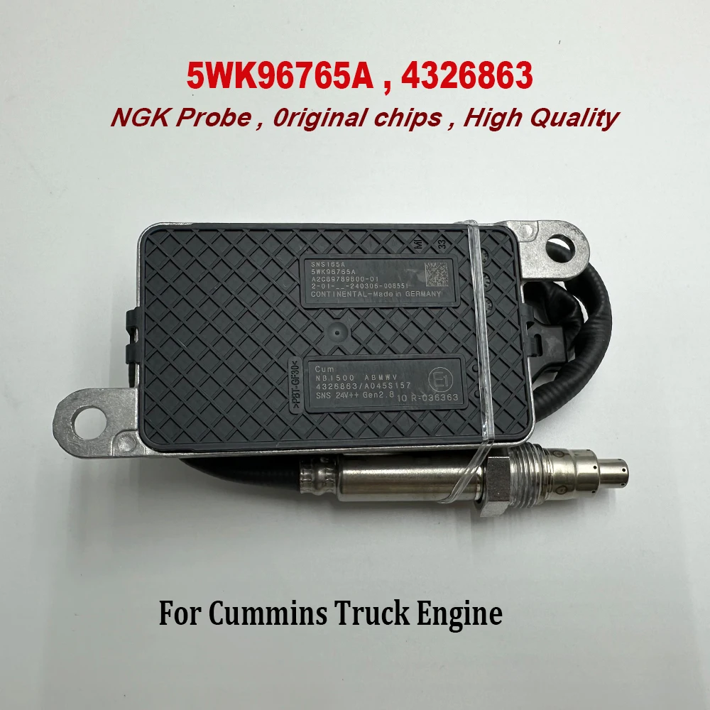 

5WK96765A 4326863 High Quality Chips For NGK Probe Nitrogen Oxygen NOX Sensor for C-ummins Truck Engine 5WK96765B A2C95913000-01