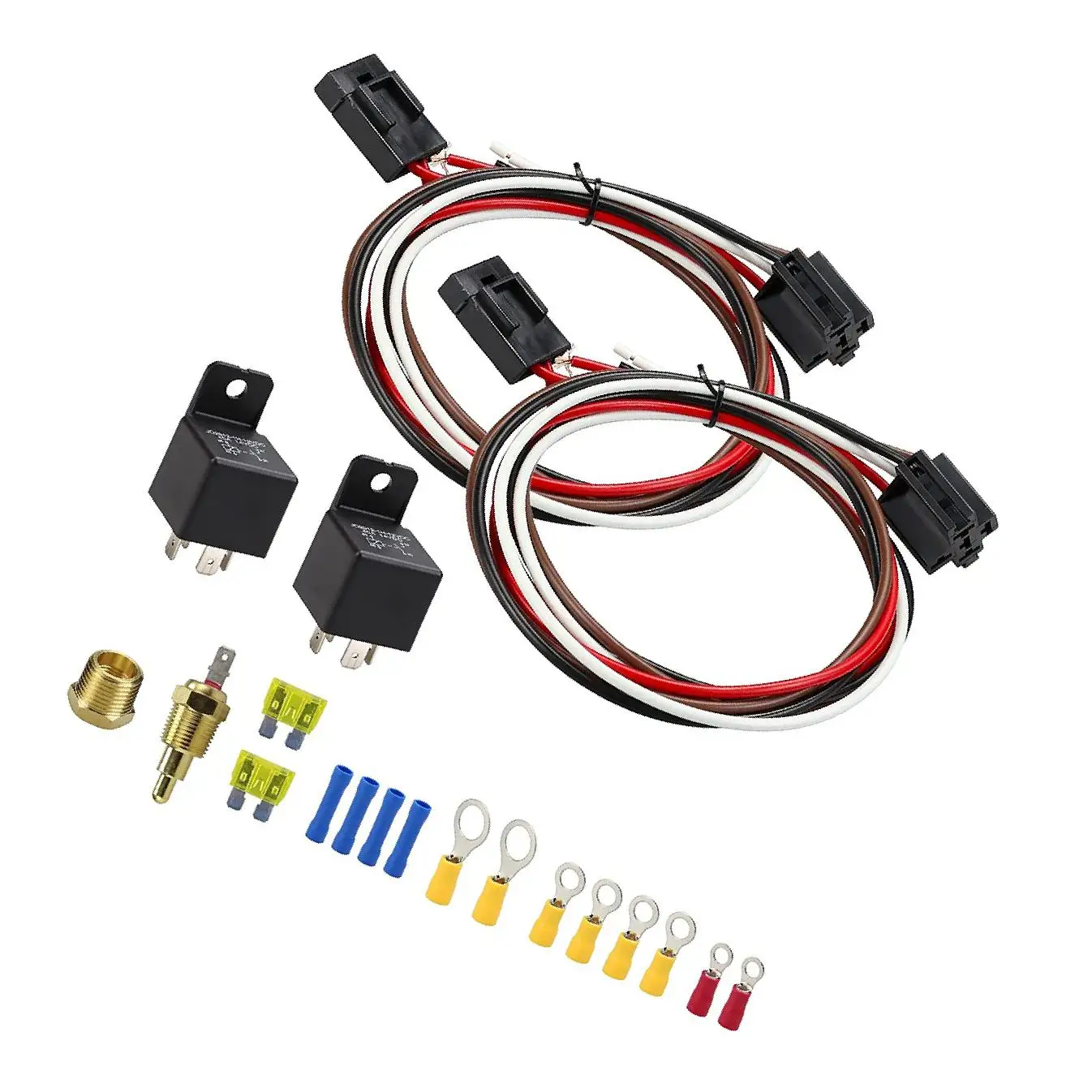 

40 Amp Dual Electric Fan Wiring Kit Accessories Replacement Parts