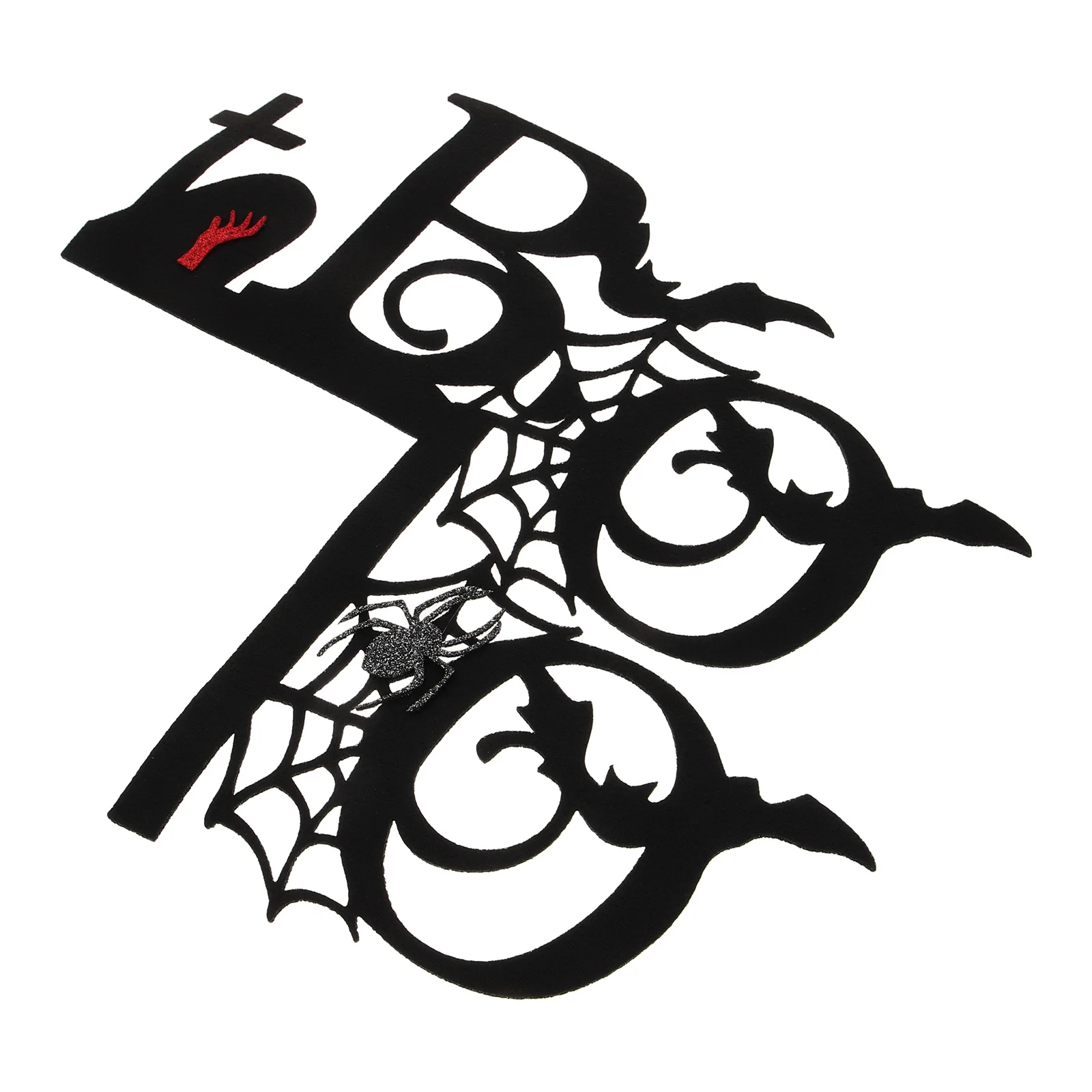 لافتة زاوية باب الهالوين، إطار نافذة مزخرف، مادة آمنة، تصميم فريد من نوعه، ديكور منزلي احتفالي