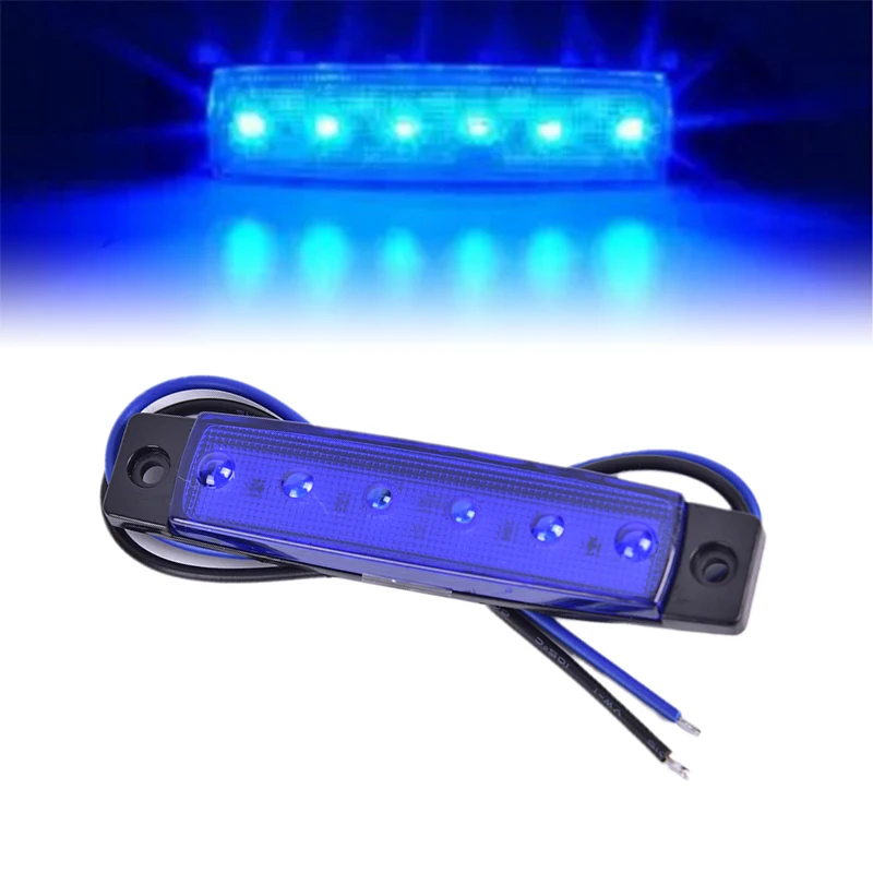 1PC Truck Side Marker Indicator Light Turn Signal Lamp 12V 24V LED Auto Car Bus Lorry Trailer Tail Warning Lamp Brake Lights
