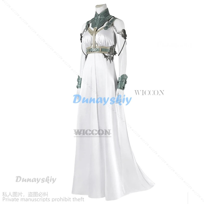 FF7 Anime Game Costume Gold Saucer Stage plays cosmetics Final Yuffie Kisaragi FantasyVII Aerith dress Tifa Halloween Costume