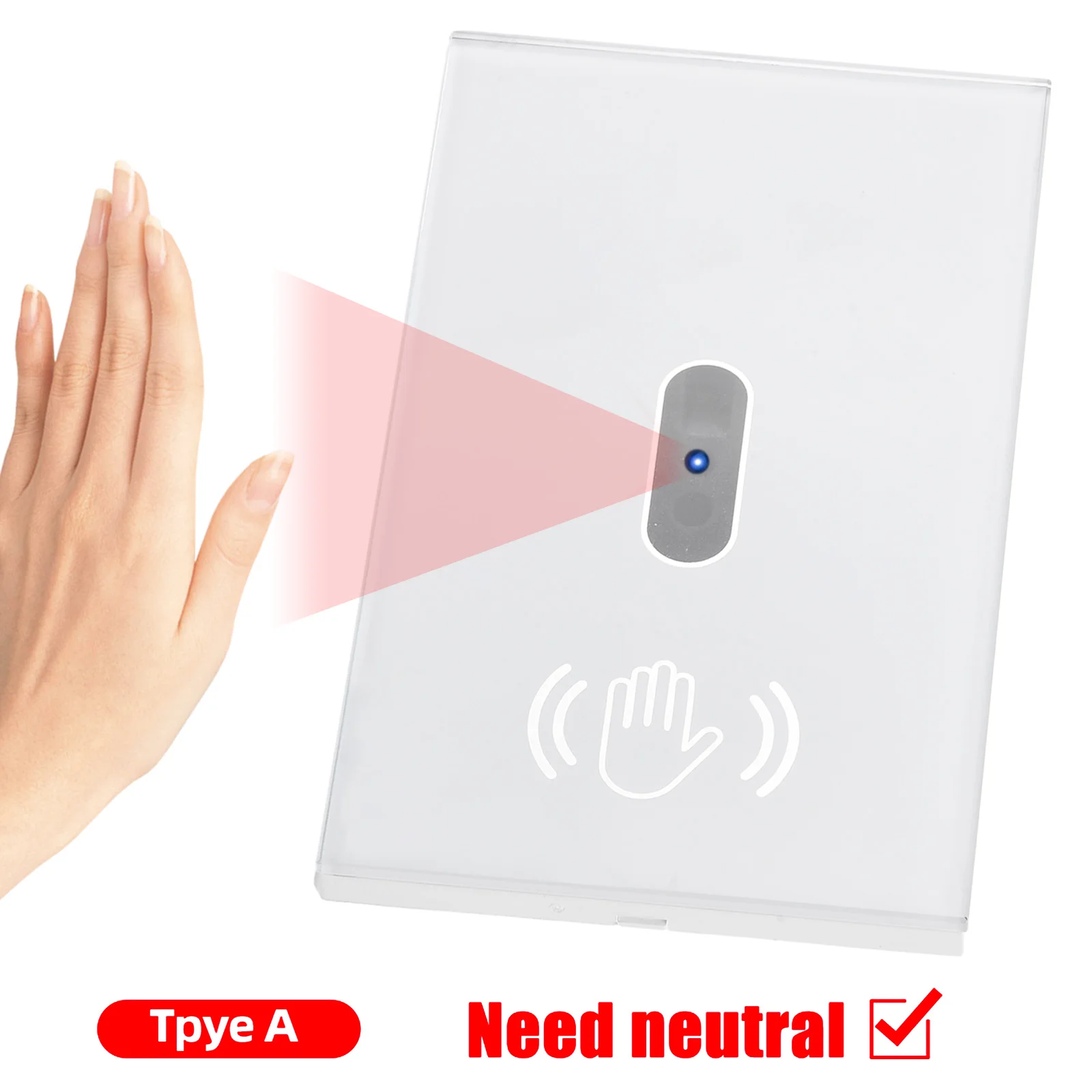 Light Brightness Isolated Operation Infrared Sensor Intelligent Light Switch No Touch Suggested Location Infrared