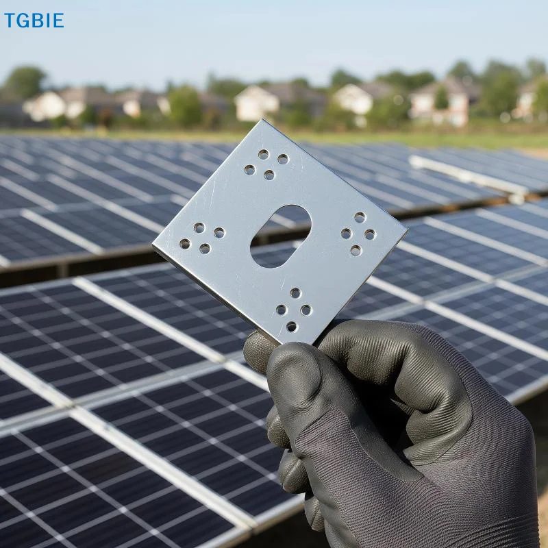 【TL】10/30/50pcs Solar Panel PV Grounding Clip Washer Spacer C-Shaped Solar Panel Grounding Clip Gasket Fits Photovoltaic Systems