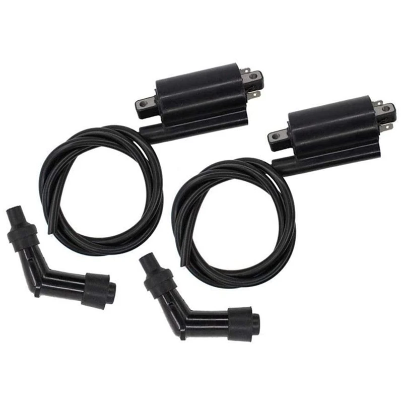 2Pcs Motorcycle Front Rear Ignition Coil For Suzuki VS1400 Intruder 1400 1987 1988 1989 1990 1991 1992 1993-2004